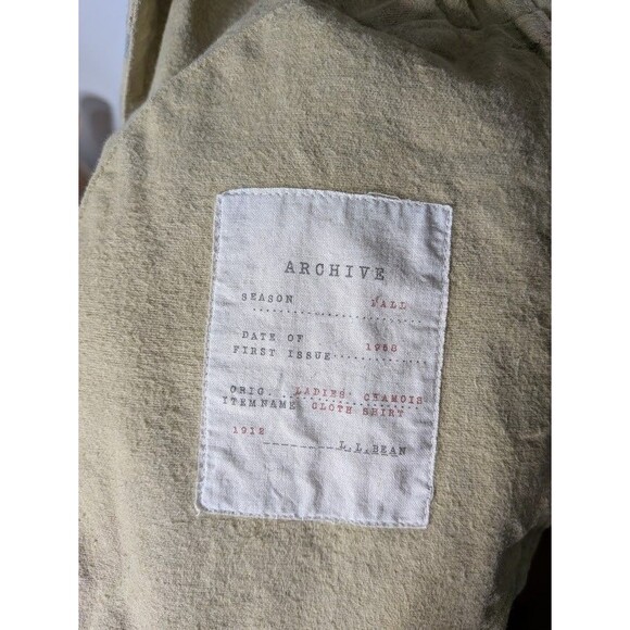 L.L. Bean Signature Archive Duck Camo Flannel Shirt LR Ladies RARE - Picture 3 of 6